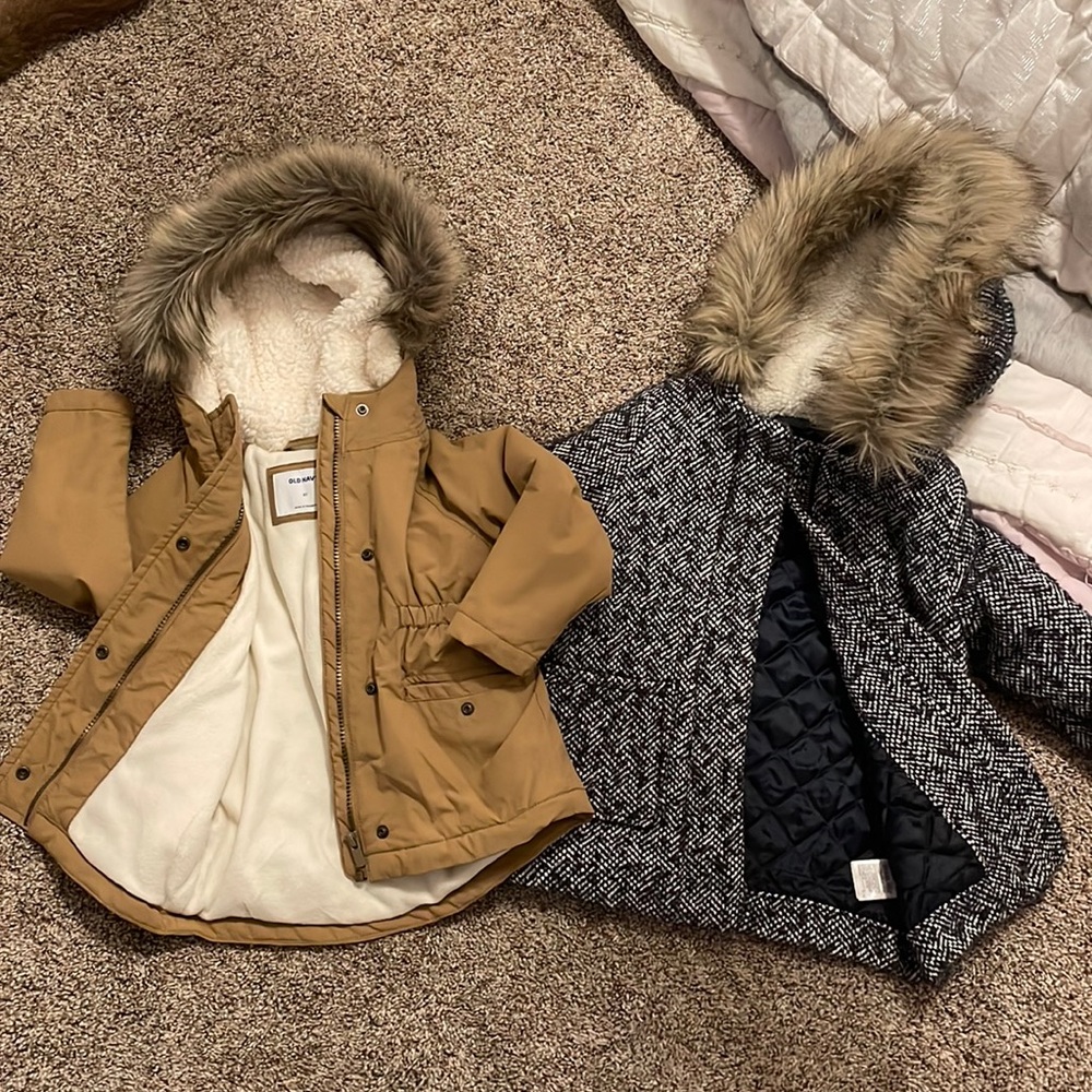3T Winter coats Old Navy and Baby Gap